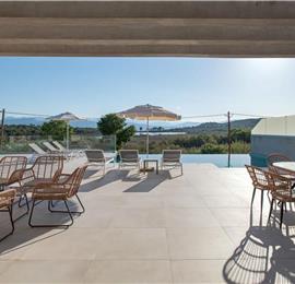 3 bedroom villa with pool & seaview, near Acharavi, sleeps 6